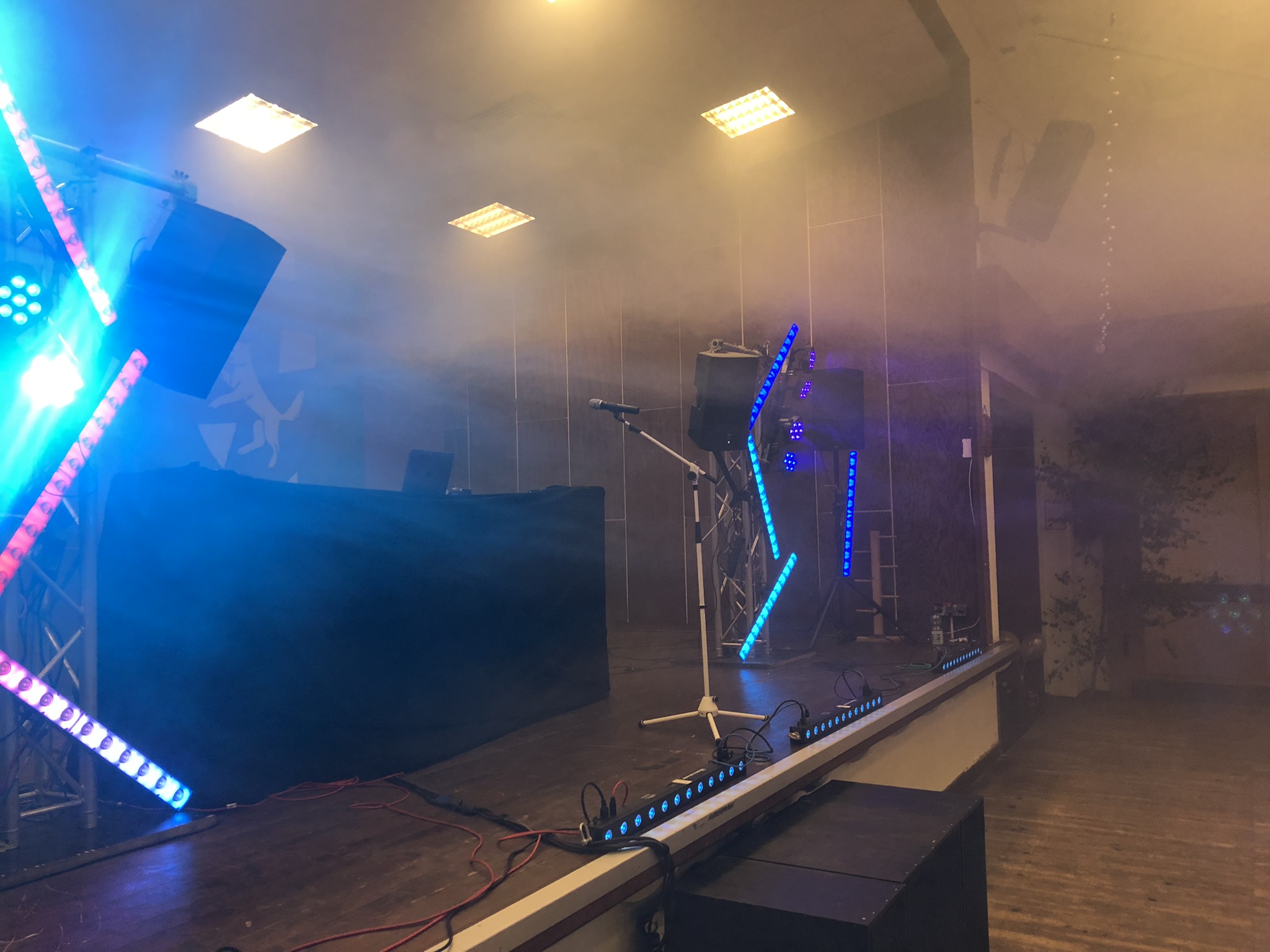 Nebel und Lichteffekte